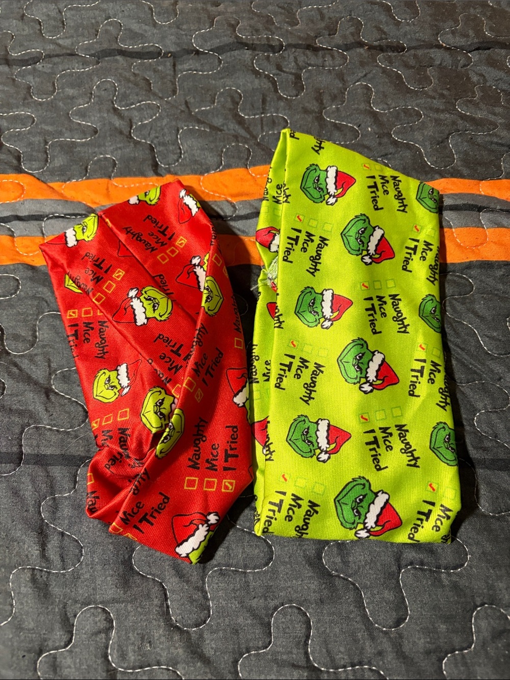 Grinch Red and Green Headbands